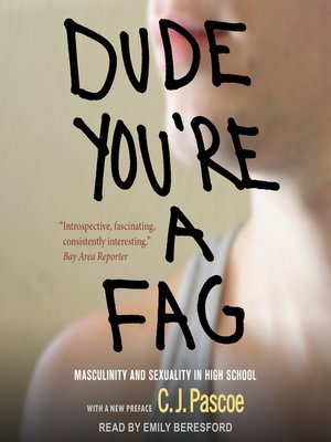 cover image of Dude, You're a Fag